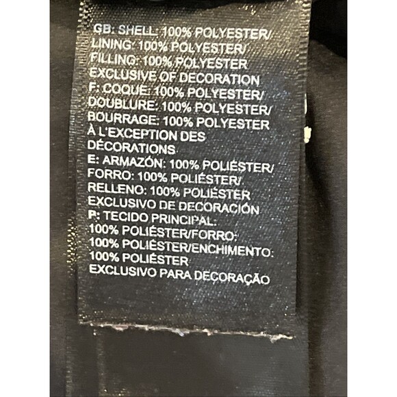 The North Face Coat Men XXL 2XL Black Puffer Jacket Full Zip Lightweight Winter - Picture 6 of 12